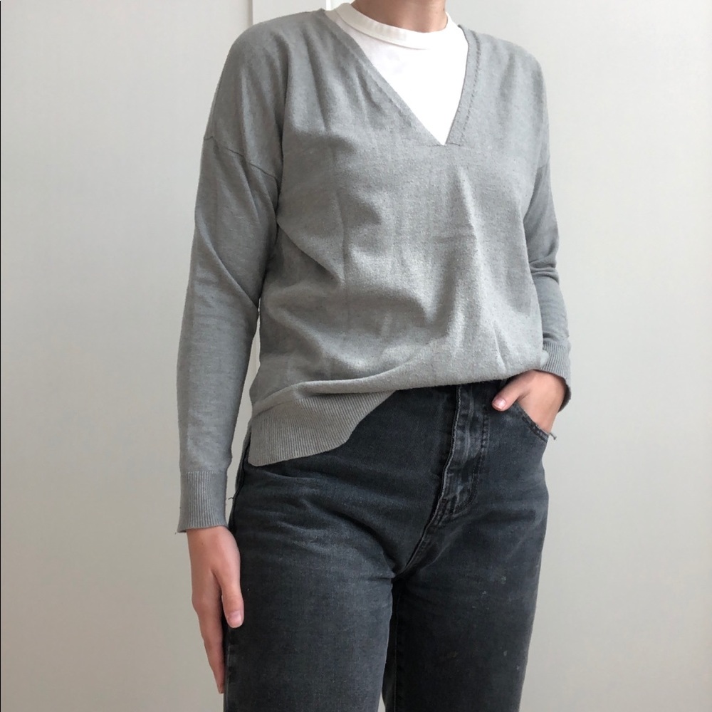 Gray Prologue Pullover Sweater